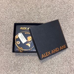 NWT alex and ani gold mermaid charm bracelet